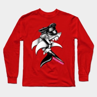 Leather Daddy Shark Long Sleeve T-Shirt